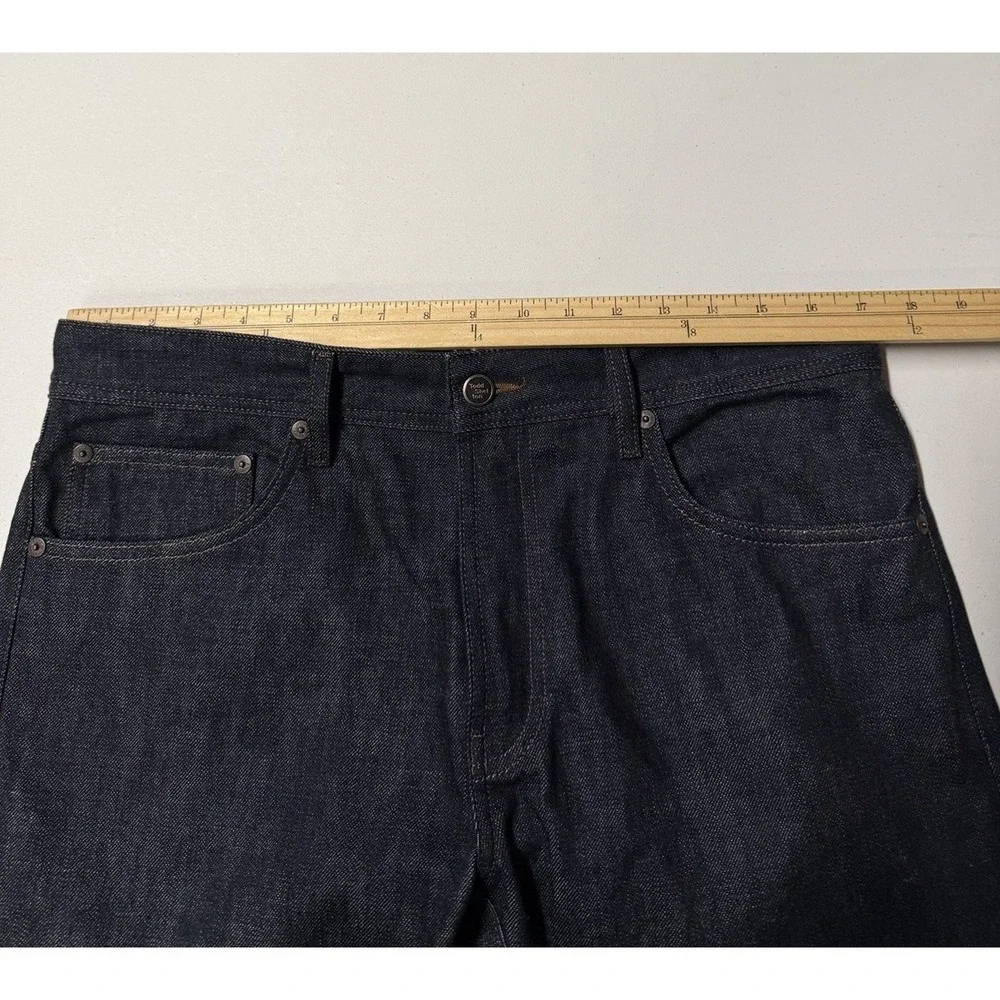 Todd Shelton Pro Original Selvedge Denim Jeans Men's 34 Dark Wash Basic EUC
